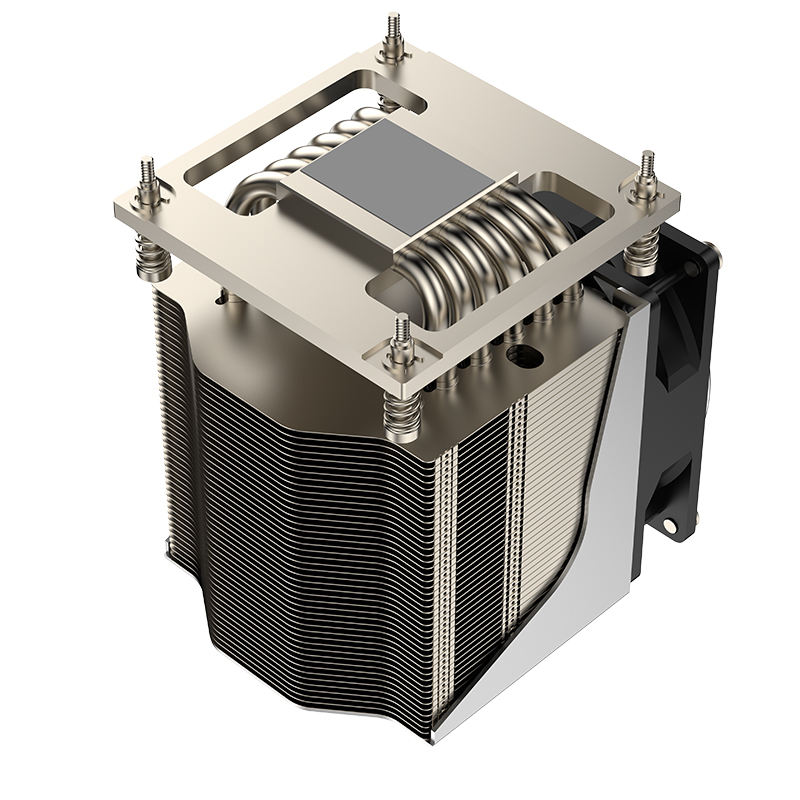 COOLSERVER Intel LGA 1700 4UR96 Square Mother Board CPU Cooler Cooling Computer Radiator 6 Heat Pipe Intel Compatible TDP 245W