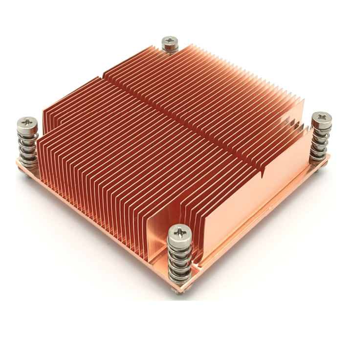 SRV-2011-1U1C-SP 1U Server CPU Cooler Copper & Aluminum Heat Sink for Square Mother Board TDP100W Computer Case