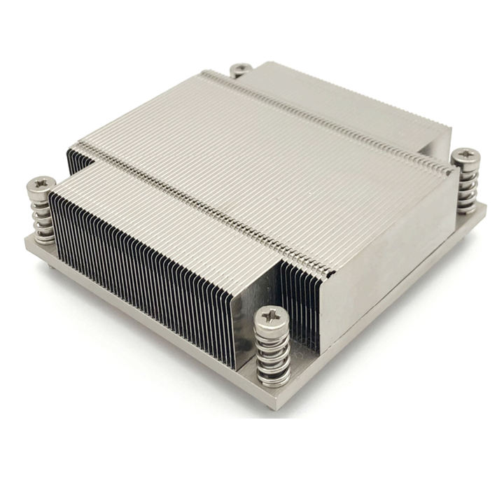 COOLSERVER CS-2011-1U1CA 1U Server CPU Cooler Heat Sink for Square Mother Board TDP110W Computer Case Copper & Aluminum