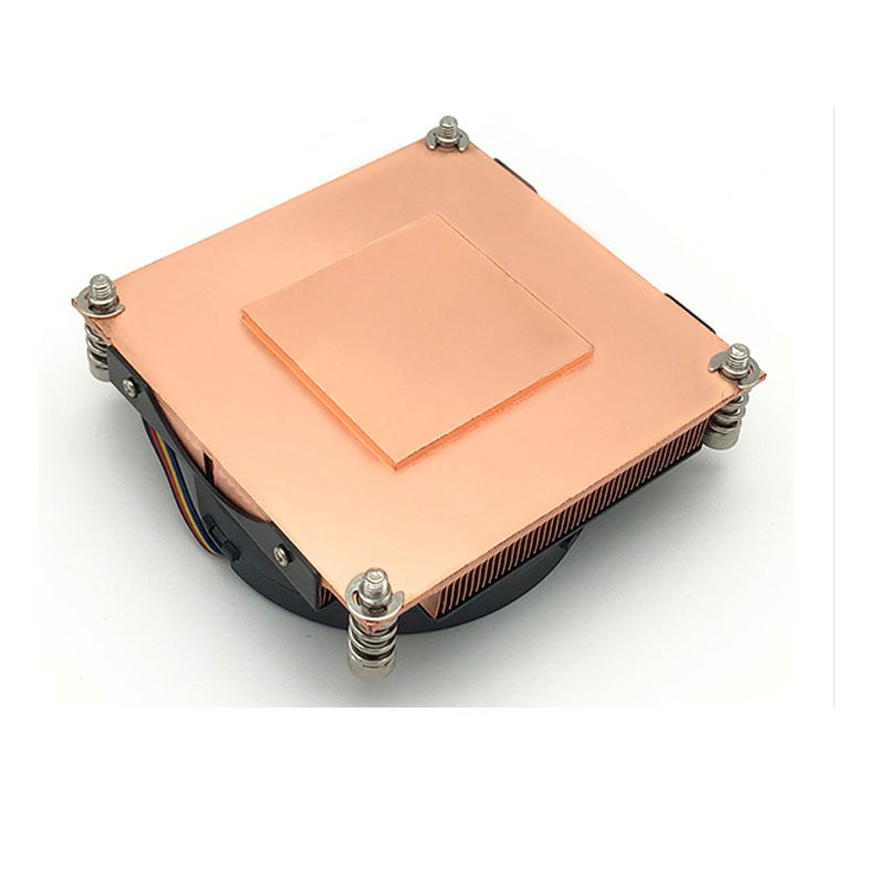 COOLSERVER LGA2011 1U3C 110W TDP Silent CPU Cooer Cooling Fan with Copper & Aluminum Heatsink for Computer Case Server