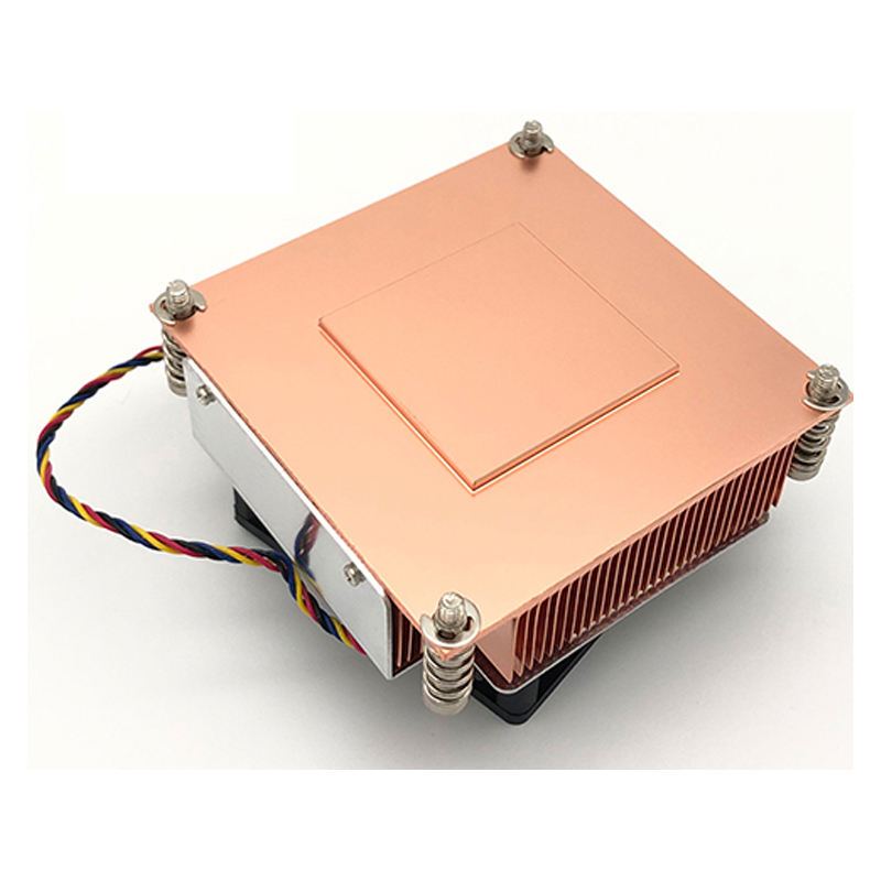 COOLSERVER LGA2011 2U3C-S Computer Case Air Cooler CPU Cooling Silent Two Ball Bearing Fan 110W Copper & Aluminum Heatsink