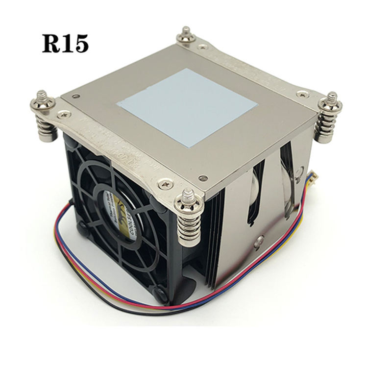 COOLSERVER LGA20112UR15-S CPU Cooling Air Cooler with Silent Two Ball Bearing Fan for Computer Case 155W TDP