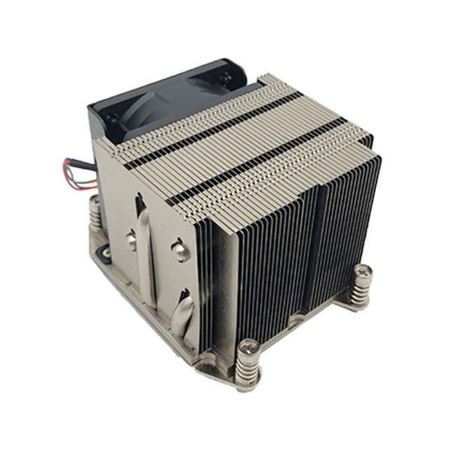 COOLSERVER LGA2011 2UR16 CPU Cooler Air Cooling Silent Two Ball Bearing Fan 4 Heat Pipes Copper Aluminum Computer Case TDP 150W