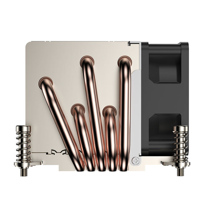 COOLSERVER LGA2011 2UR65-S 2U Server CPU Cooler Two Ball Bearing 5 Heat Pipes Square Mother Board Copper Aluminum Computer Case