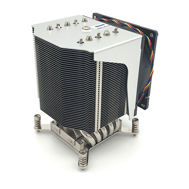 COOLSERVER LGA2011 4UR20-N CPU Cooler Silent Two Ball Bearing PWM Fan 5 Heat Pipes Copper Aluminum Computer Case TDP 220W DC 12V