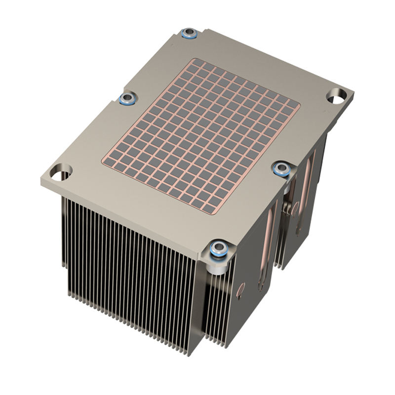 COOLSERVER Computer LGA 3647 Platform CPU Server Radiator 2u4 Heat Pipe Desktop Side Blowing Air Cooling Fan