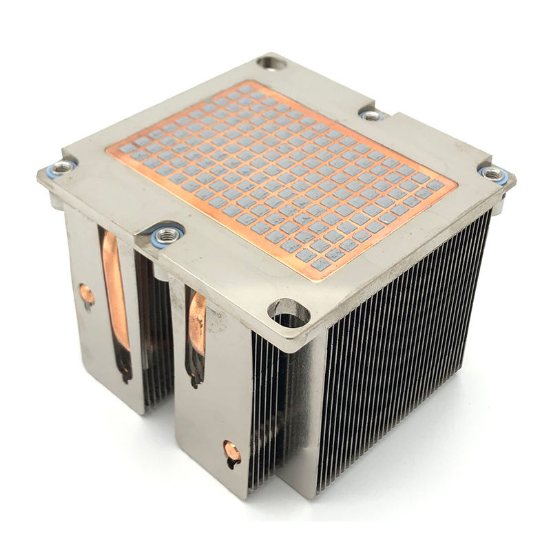 CoolServer 3647 4 Heatpipe Pure Copper CPU Cooling Server Side Blowing Temperature Control Fan 2U Effective Cooling PC Radiator