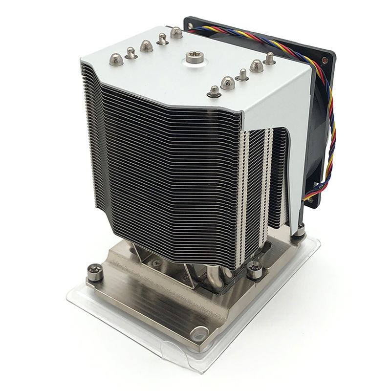 LGA3647 Rectangular 4U Server Radiator Active 5 Heat Pipe Desktop Tower Money CPU Fan