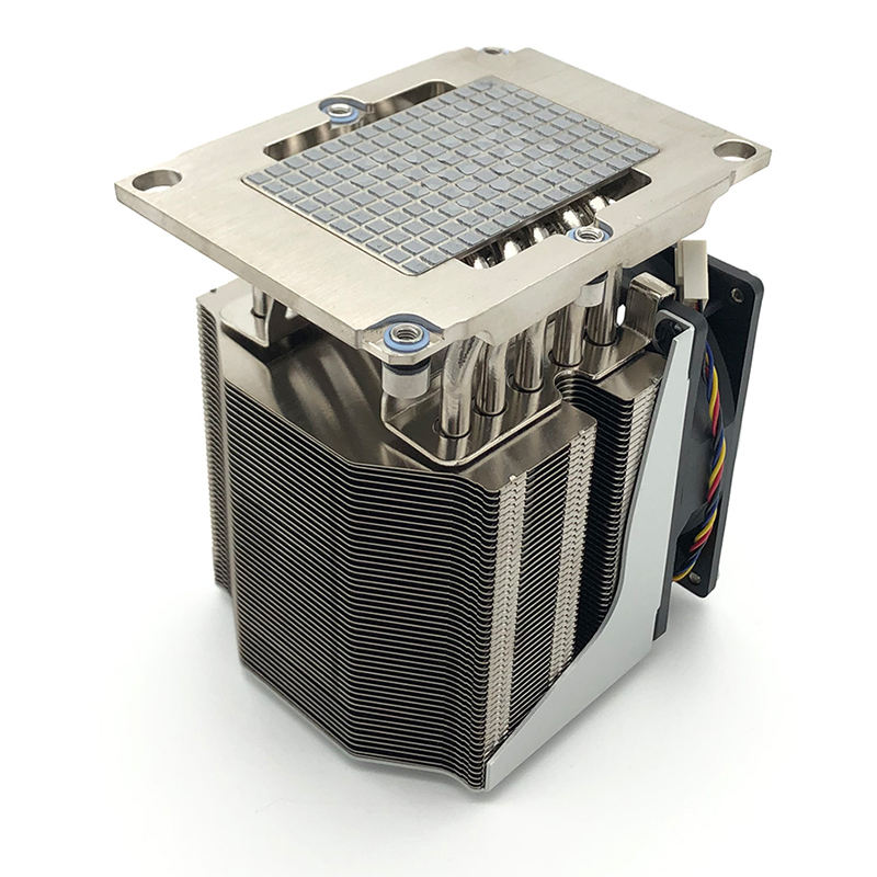 LGA3647 Rectangular 4U Server Radiator Active 5 Heat Pipe Desktop Tower Money CPU Fan