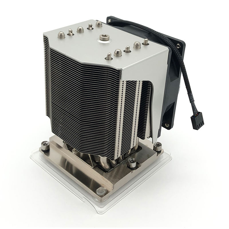 COOLSERVER LGA3647 Square 4U R92Radiator 5 Heat Pipe Active CPU COOLSERVER Desktop Host Silent Fan TDP 240W