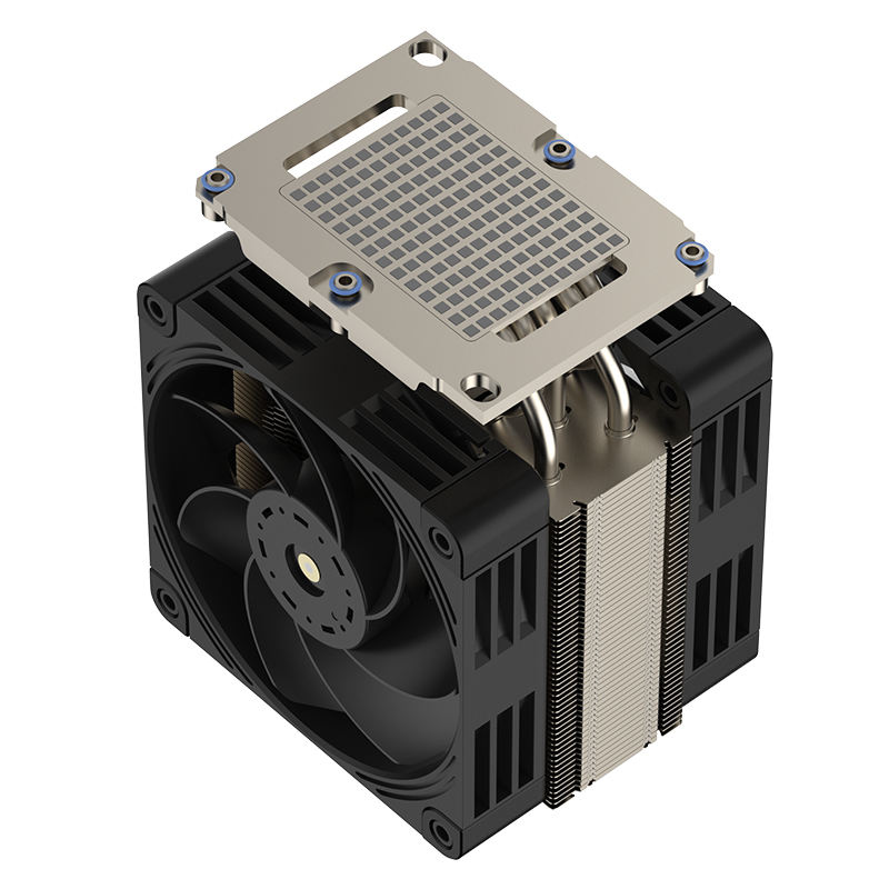 LGA3647 Rectangular 4U Radiator Heat Pipe Active CPU COOLSERVER Desktop Host Silent Tower Dual Fan