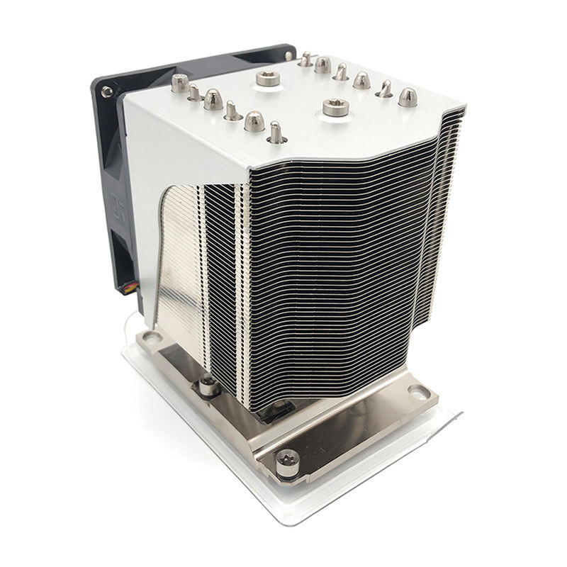 LGA3647 Rectangular 4U Radiator 6 Heat Pipe Active CPU COOLSERVER Desktop Host Silent Fan