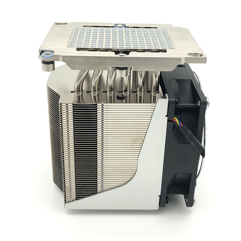 LGA3647 Rectangular 4U Radiator 6 Heat Pipe Active CPU COOLSERVER Desktop Host Silent Fan