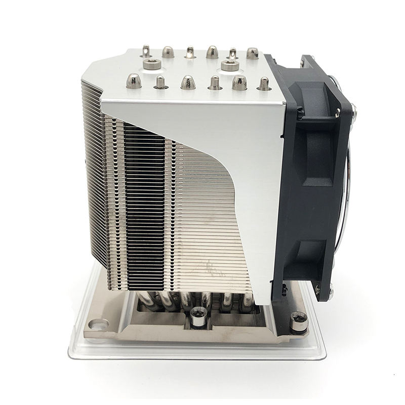 LGA3647 Rectangular 4U Radiator 6 Heat Pipe Active CPU COOLSERVER Desktop Host Silent Fan