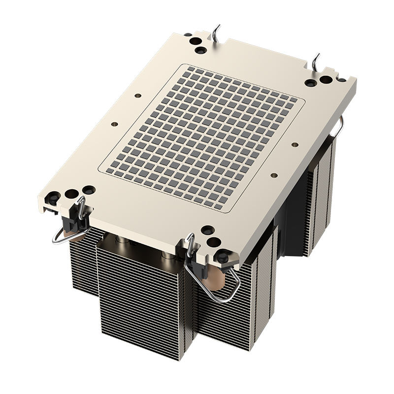 Support LGA4189 Platform CPU Cooling Heat Sink 5 Heat Pipe Computer Copper Bottom 2u Server New CPU Fan TDP 400W