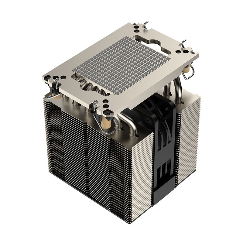 COOLSERVER LGA4189 4U M95 PRO Server Radiator CPU Heatsink 6 Heat Pipe Two Ball Bearing 128CFM Copper Aluminum Intel Cooling