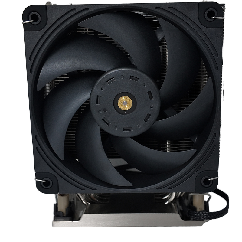 New LGA4189 4UM98 Leopard CPU Cooler 4U Server Radiator Tower Dual Fan 6 Heat Pipe Silent air Cooling TDP 400W