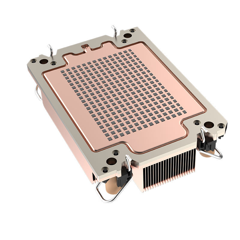 COOLSERVER V72 Intel LGA4189 Desktop 1U Server Thermal Simulation Customized Supported Laptop CPU Cooler Heat Sink TDP 240W
