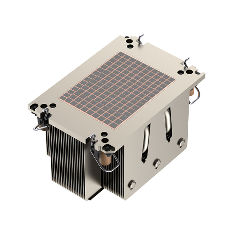 Coolserver LGA 4677 2UM81 Server CPU Cooler 5 Heat Pipe Copper & Aluminum 4-Pin Power Interface TDP 300W for Computer Case