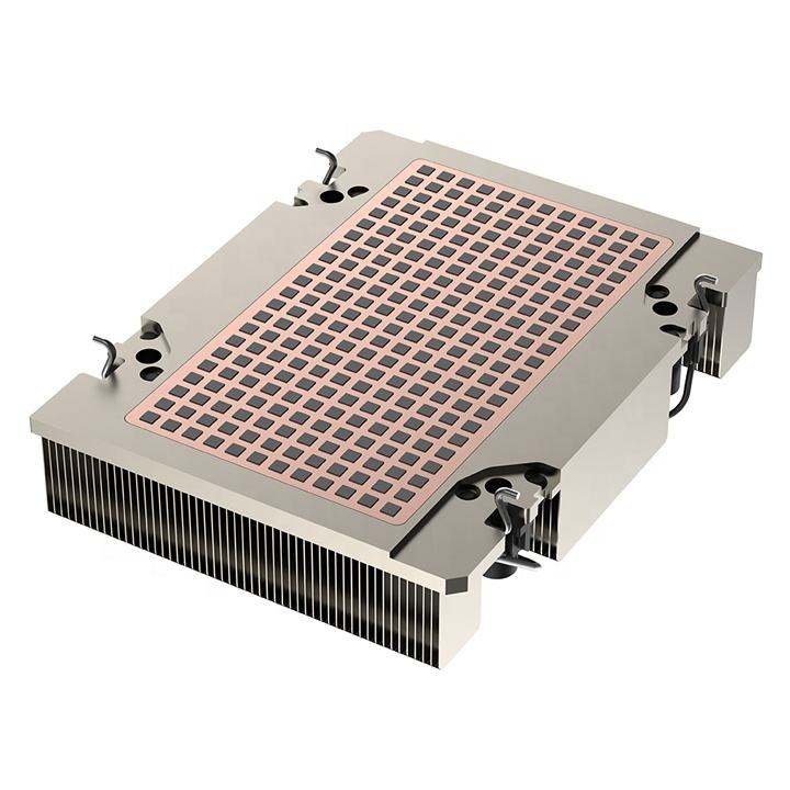 COOLSERVER CS-7529-1UA11-P Server Heatsink CPU Cooler Copper Aluminum Deep Cooling TDP 320W 12V DC 5 Heating Pipes Computer Case