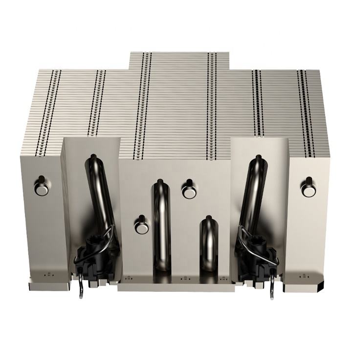 COOLSERVER CS-7529-2UA21-P LGA7529 2UA21 Server Heatsink CPU Cooler Copper Aluminum Deep Cooling Computer Case TDP 450W 4pin Fan
