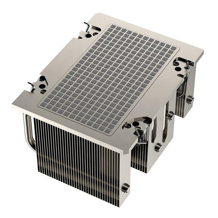 COOLSERVER CS-7529-2UA21-P LGA7529 2UA21 Server Heatsink CPU Cooler Copper Aluminum Deep Cooling Computer Case TDP 450W 4pin Fan