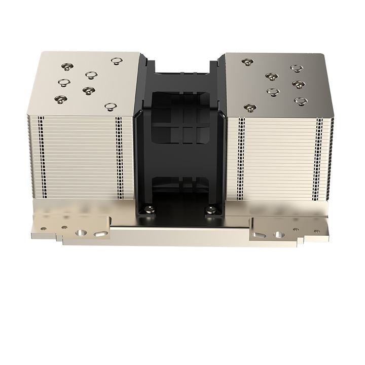 COOLSERVER CS-9324-2UA36 Server CPU Heatsink 7 Heat Pipes Copper Bottom Two Ball Bearing PWM Fan TDP 550W for Computer Case