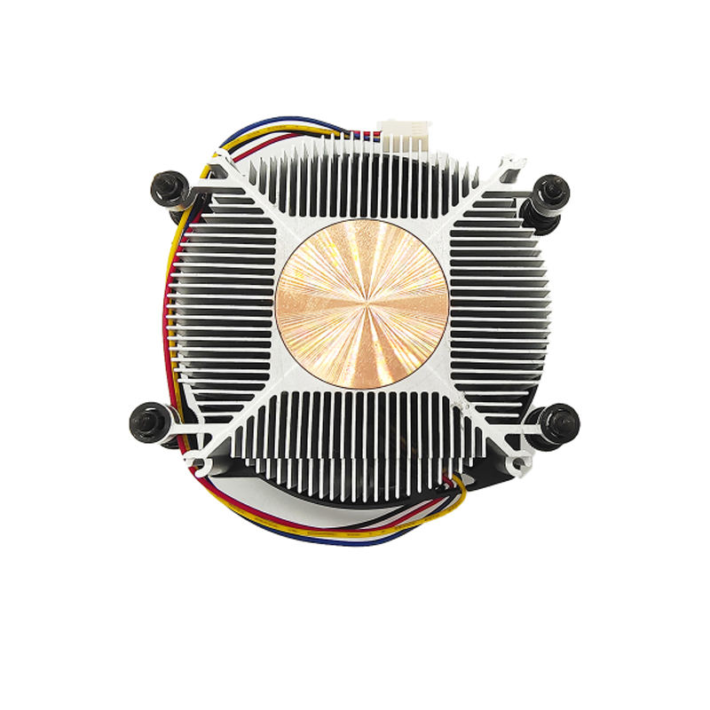 COOLSERVER CS-AM4-2TM1 Computer Case Radiator Air Cooler CPU Cooling Server Temperature Control Fan Pure Copper for AM4