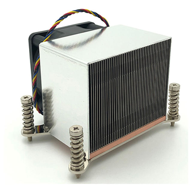 COOLSERVER CS-AM4-2U6CA Active Desktop Computer Server CPU Radiator Temperature Control Fan Copper AM4 Air Cooling Computer Case