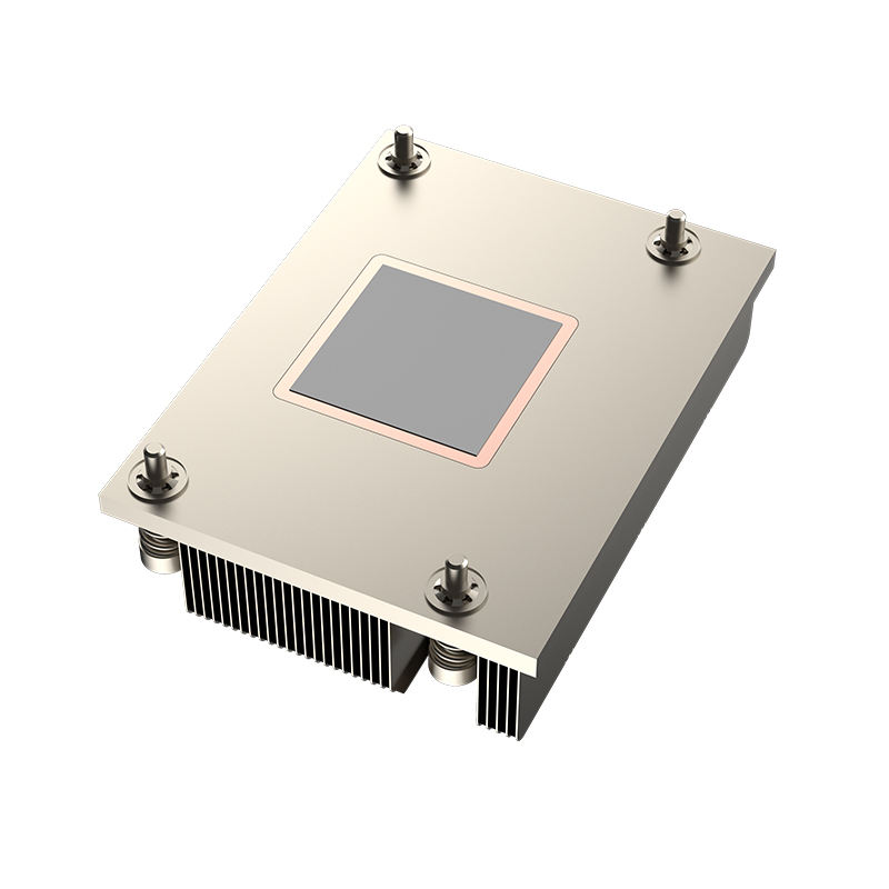 COOLSERVER AM5 4 Heat Pipe 120W Server CPU Cooler Cooling Heat Sink for AMD AM5 1U Computer Motherboard Fan Copper Bottom