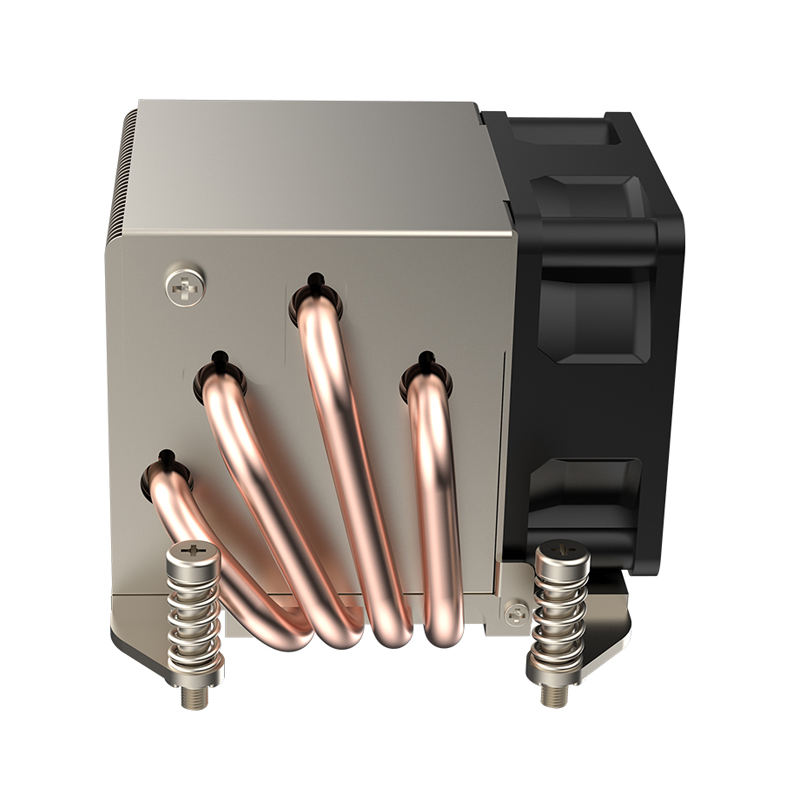Coolserver CS-AM5-2UR64 AM5 CPU Server Radiator 4 Heat Pipe 2U 4pin Silent 34.50CFM Copper Aluminum Two Ball Bearing TDP 160W