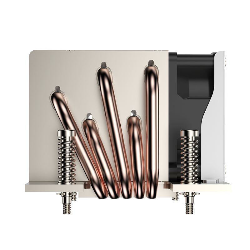 COOLSERVER CS-AM5-2UR67 CPU Cooler 5 Heat Pipes Heat Sink AM5 2U Computer Case Motherboard Copper Bottom TDP200W