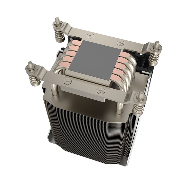 COOLSERVER CS-AM5-4UR22 5 Heat Pipe 180W Server Cooler CPU Cooling Heat Sink Supports for AM5 4U Computer Motherboard Fan Copper