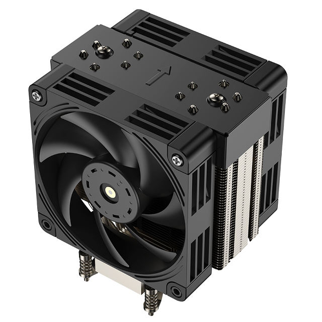 COOLSERVER CS-AM5-4UR26 6 Heat Pipe Copper Aluminum Air Cooling for AM5 CPU Radiator for Computer Case TDP 220W Ball Bearing PWM