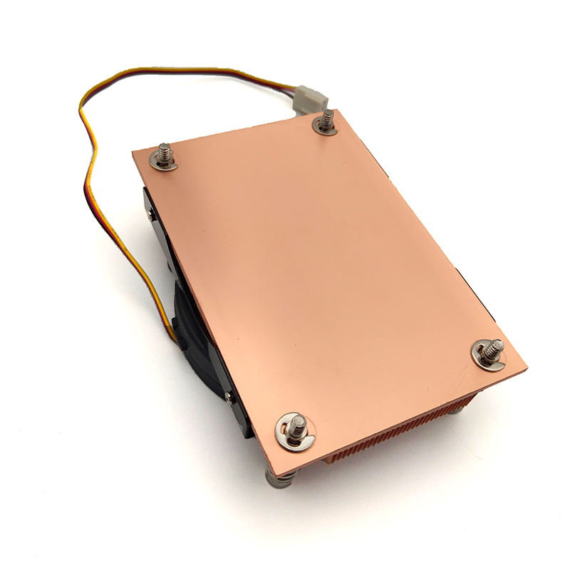 COOLSERVER 1U Active Desktop Computer CPU Radiator Temperature Control Fan Multi-platform Pure Copper AM4 Air Cooling