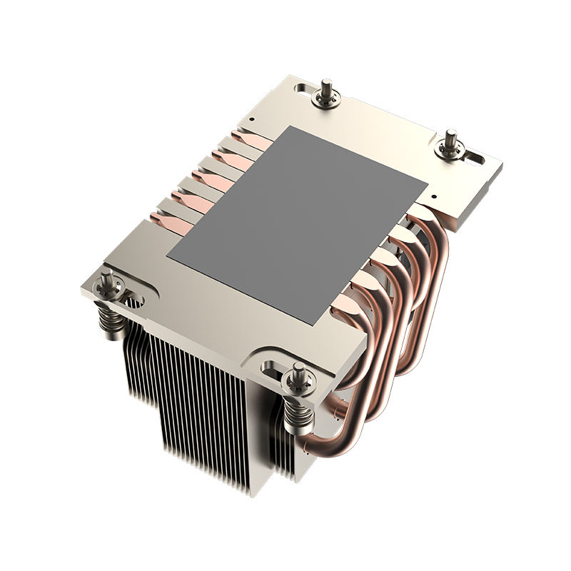 Support SP3 AMD 2UP23 Multi-platform CPU Cooler Radiator 5 Heat Pipe Copper Bottom 2U Server for Computer Case TDP 320W