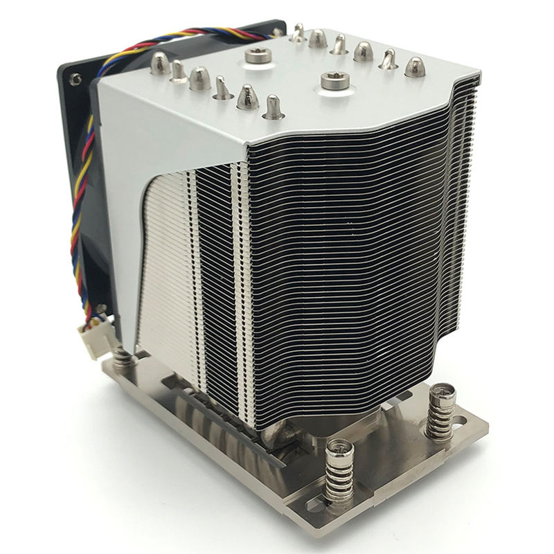 COOLSERVER SP3 4UP42 AMD Multi-platform Radiator 4U 6 Heat Pipe Server Air CPU Cooler Cooling Fan Pure Copper Bottom TDP 300W