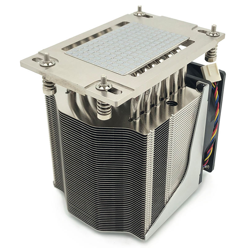 COOLSERVER SP3 4UP42 AMD Multi-platform Radiator 4U 6 Heat Pipe Server Air CPU Cooler Cooling Fan Pure Copper Bottom TDP 300W