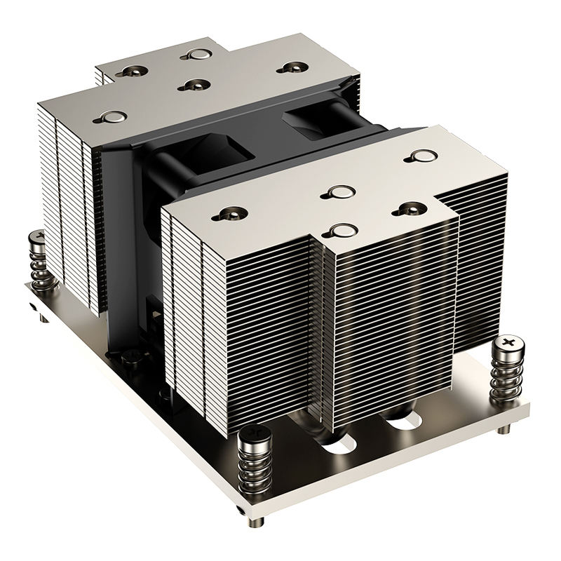 COOLSERVER Ampere Altra LGA4926 2U A87 Server CPU Heatsink Two Ball Bearing Low Noise Copper TDP 320W for Computer Case
