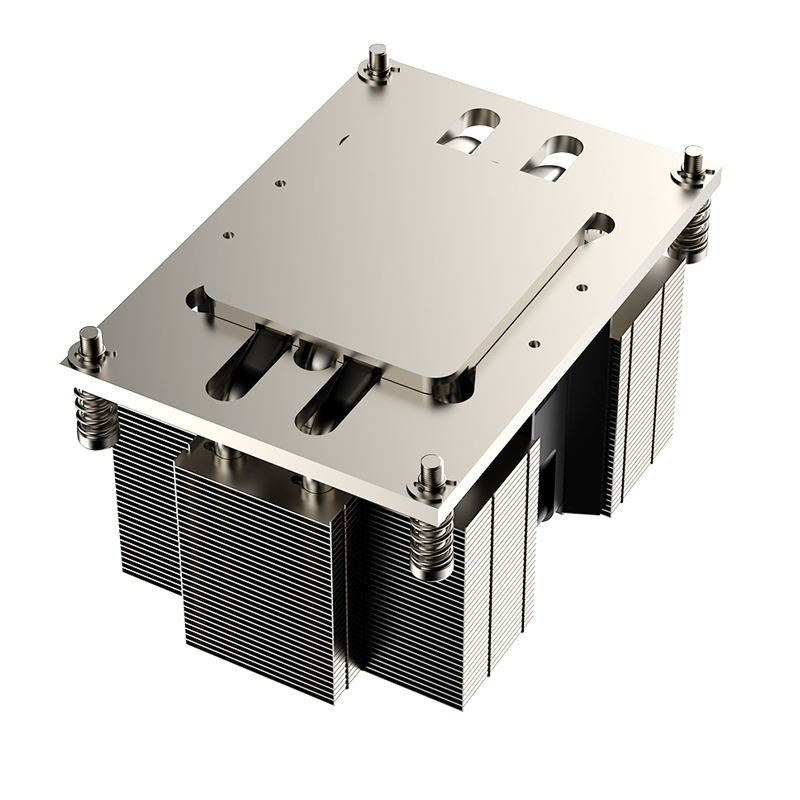 COOLSERVER Ampere Altra LGA4926 2U A87 Server CPU Heatsink Two Ball Bearing Low Noise Copper TDP 320W for Computer Case