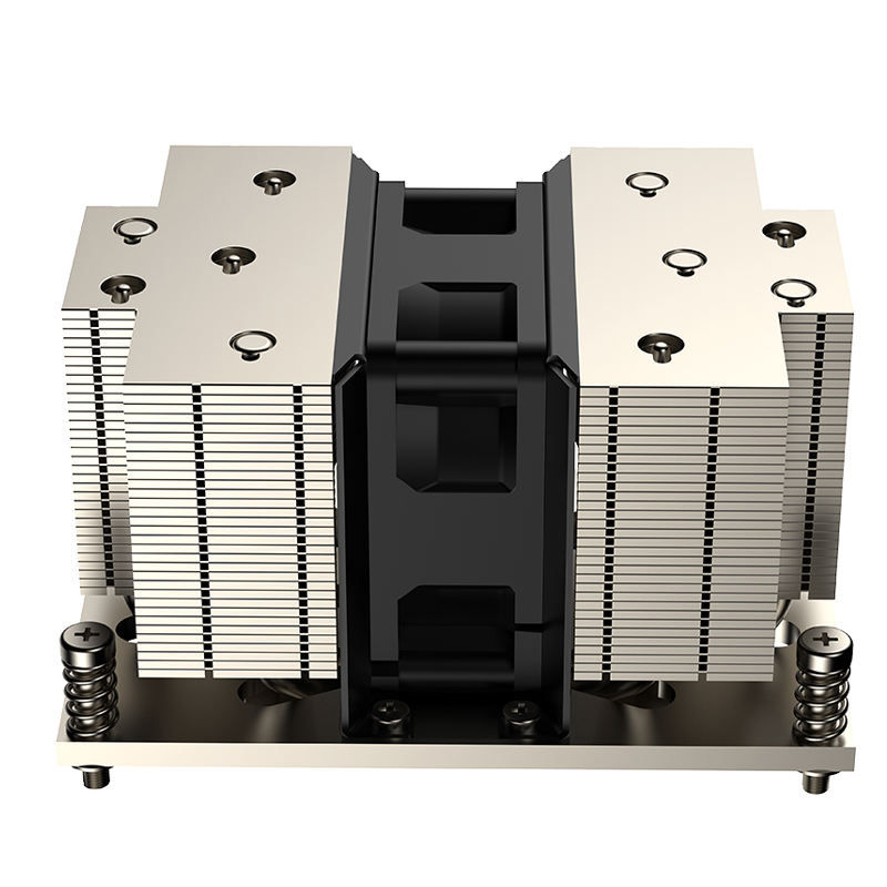 COOLSERVER Ampere Altra LGA4926 2U A87 Server CPU Heatsink Two Ball Bearing Low Noise Copper TDP 320W for Computer Case