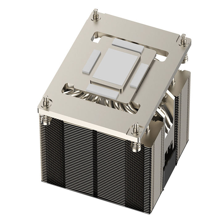 COOLSERVER LGA5964-4U M95 PRO Server CPU Heatsink Two Ball Bearing Copper Aluminum 12V DC PWM Computer Case Cooling TDP 350W Fan