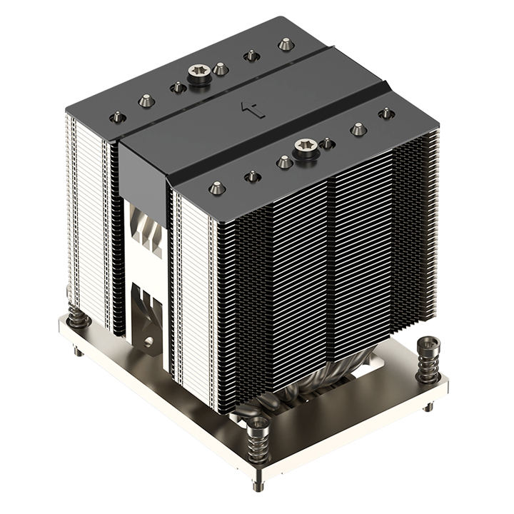 COOLSERVER LGA5964-4U M95 PRO Server CPU Heatsink Two Ball Bearing Copper Aluminum 12V DC PWM Computer Case Cooling TDP 350W Fan