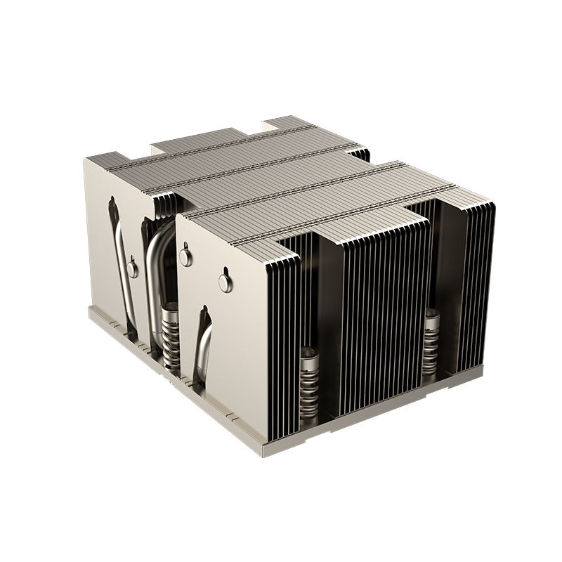 Support CS-SP5-2US21 AMD CPU Heat Sink with 4 Heat Pipes Copper Bottom 2U Server CPU Cooler for Motherboard TDP 350W