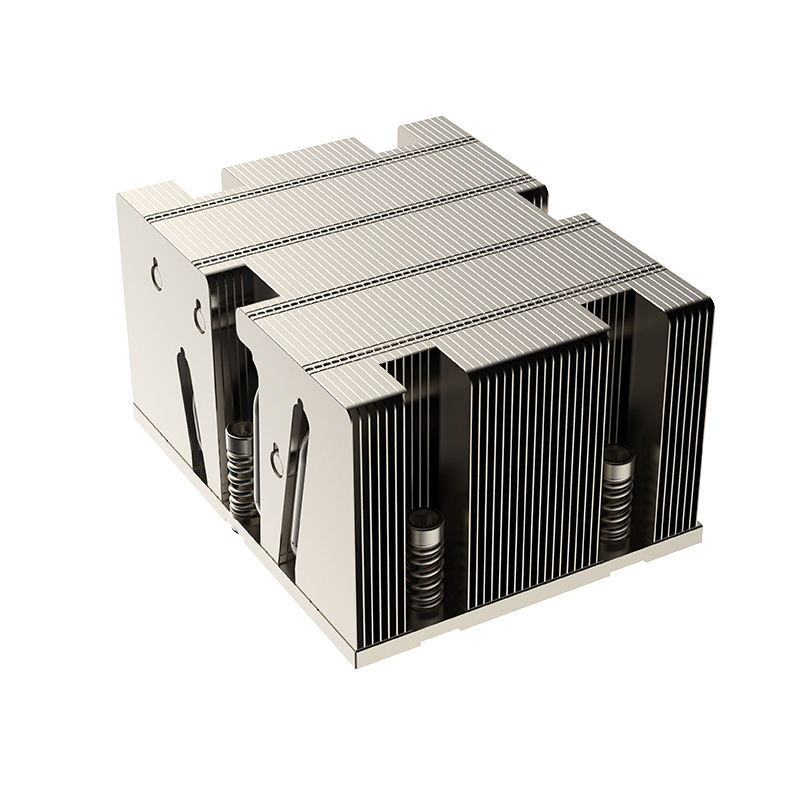 Support CS-SP5-2US21 AMD CPU Heat Sink with 4 Heat Pipes Copper Bottom 2U Server CPU Cooler for Motherboard TDP 350W