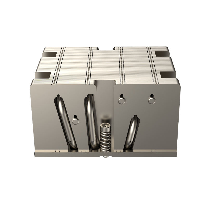 Support CS-SP5-2US21 AMD CPU Heat Sink with 4 Heat Pipes Copper Bottom 2U Server CPU Cooler for Motherboard TDP 350W