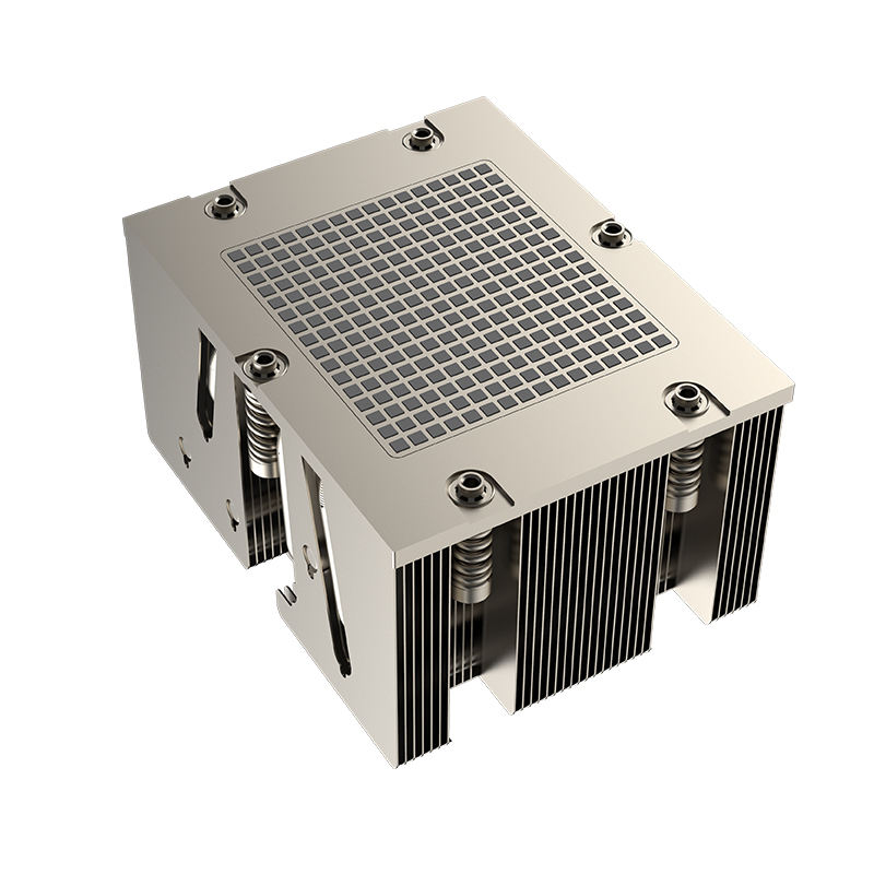 Support CS-SP5-2US21 AMD CPU Heat Sink with 4 Heat Pipes Copper Bottom 2U Server CPU Cooler for Motherboard TDP 350W