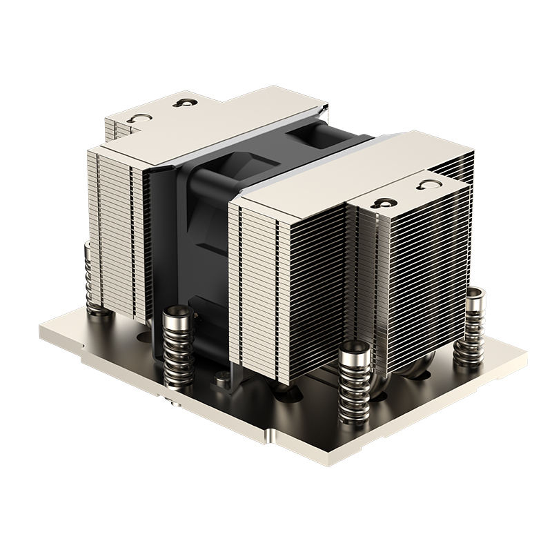 Supporting AMD SP5 Platform 5 Heat Pipe Copper Bottom CPU Heat Sink with New Cooling Fan 2U Server Stylish and Cool