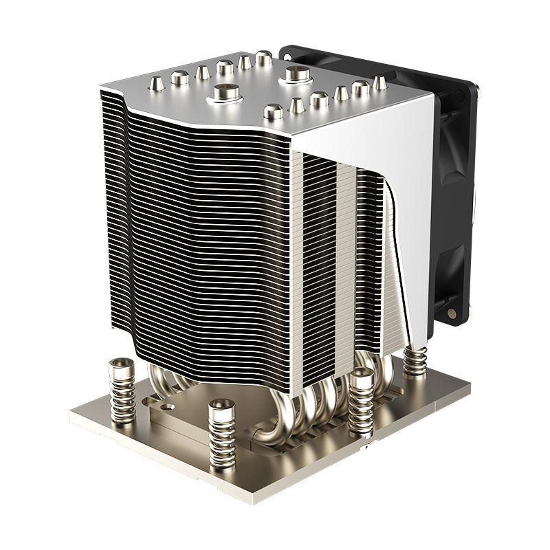 Server Cooler SP5 4U S42 CPU Radiator 6 Heat Pipes Silent Fan Copper Bottom 4U Server Air Cooling Supports SP5 AMD Use TDP 400W