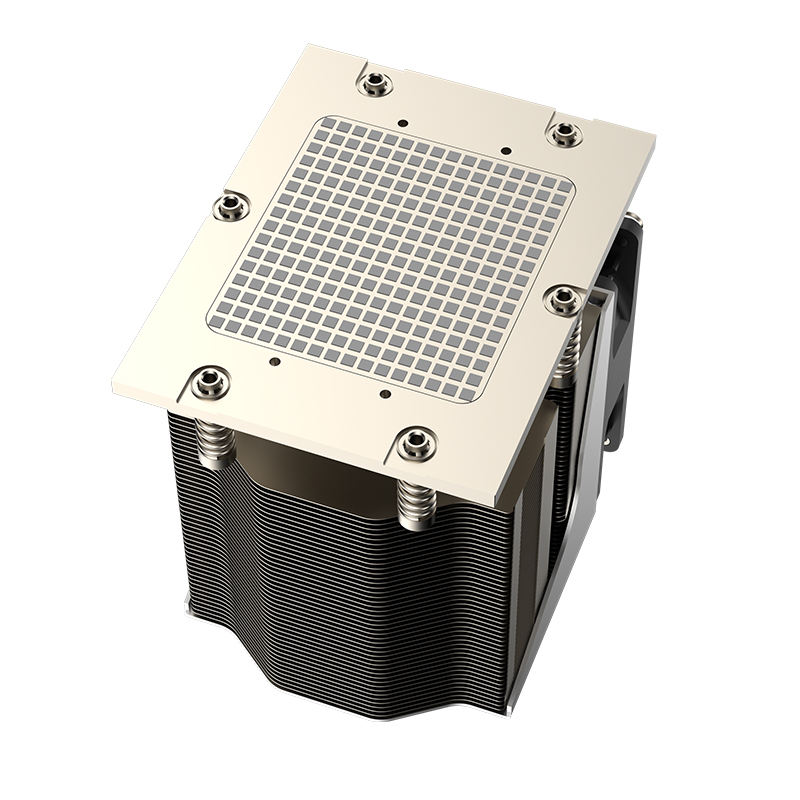 Server Cooler SP5 4U S42 CPU Radiator 6 Heat Pipes Silent Fan Copper Bottom 4U Server Air Cooling Supports SP5 AMD Use TDP 400W